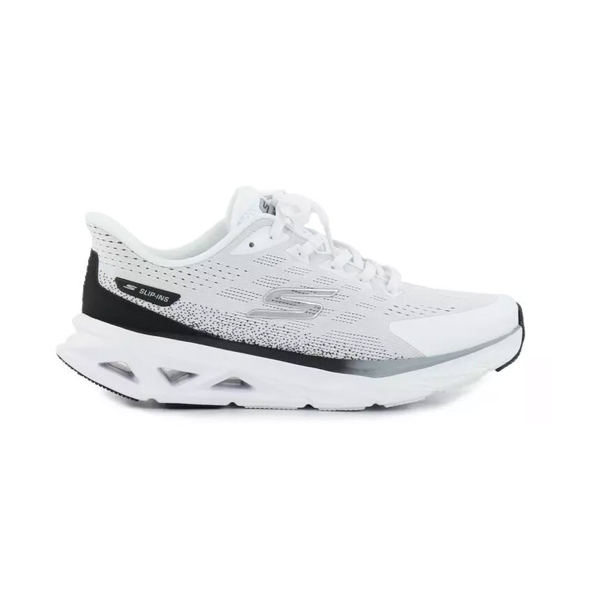 SKECHERS SLIP INS GLIDE STEP VERTEX WHITE/BLACK - MENS