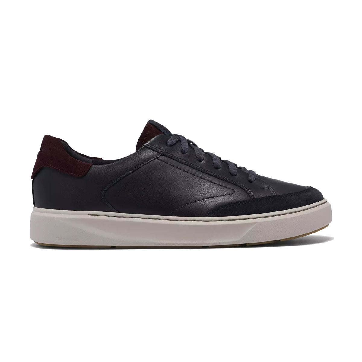 CLARKS CODE C TIE NAVY LEATHER - MENS