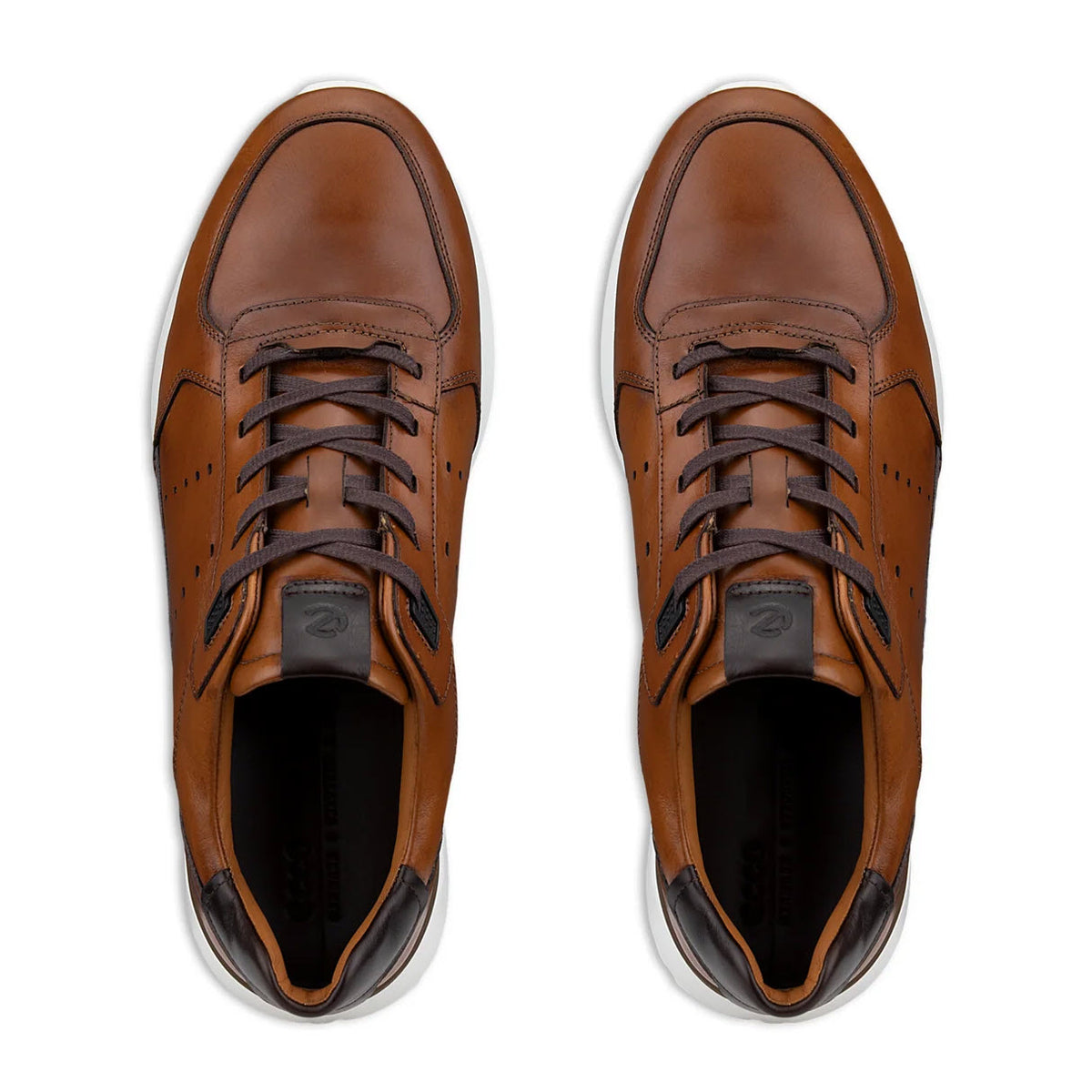 ECCO ASTIR NEO DRESS SNEAKER SADDLE COCOA BROWN - MENS