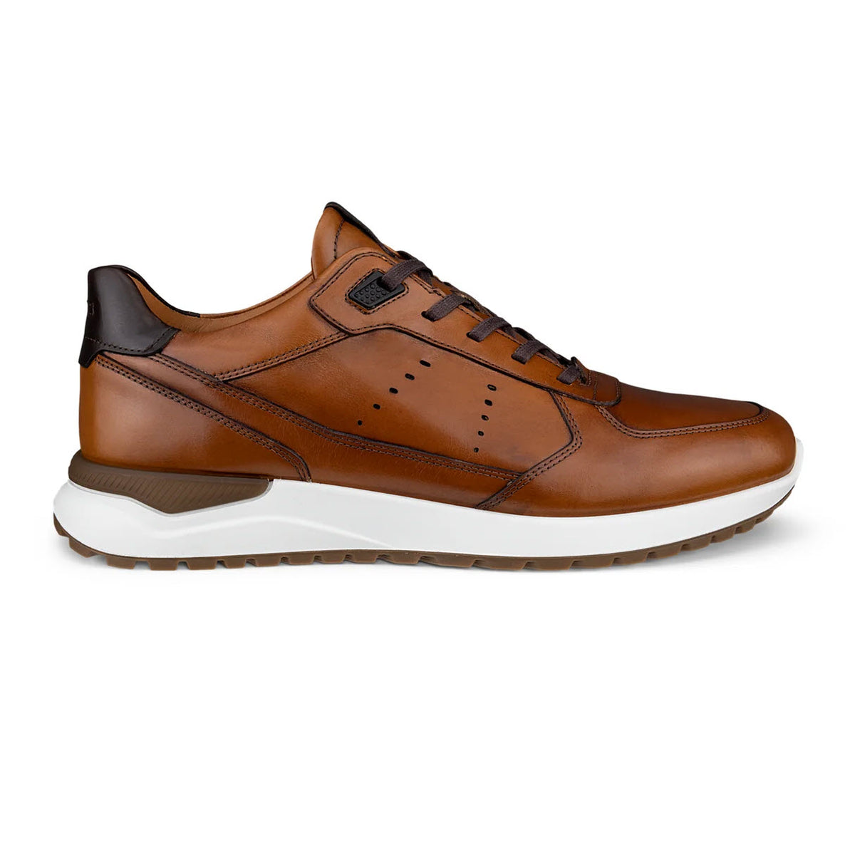 ECCO ASTIR NEO DRESS SNEAKER SADDLE COCOA BROWN - MENS