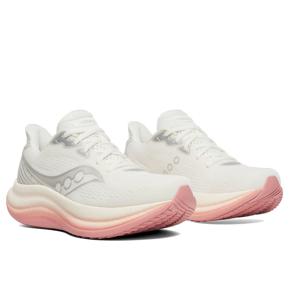 SAUCONY TRIUMPH 23 IVORY/MAUVE - WOMENS
