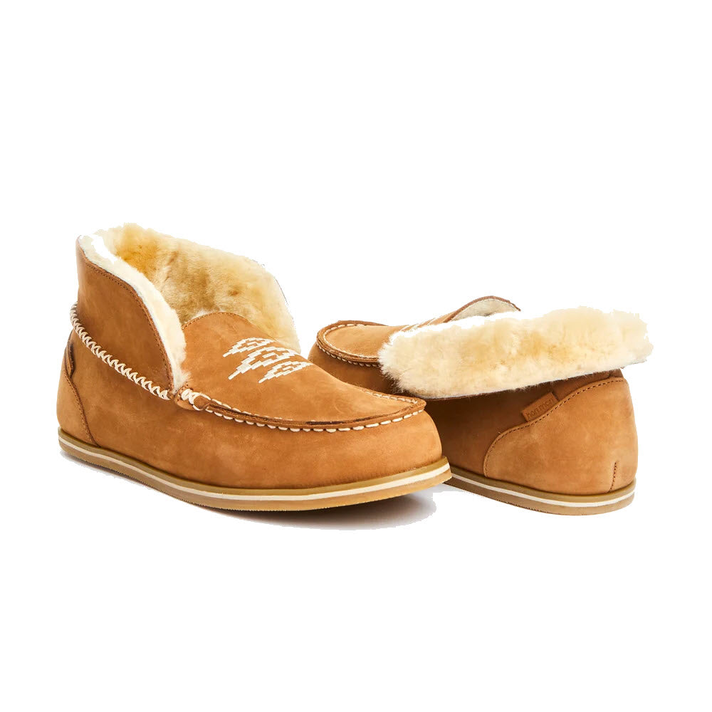HARI MARI ALTA BOOTIE SLIPPER TAN - WOMENS