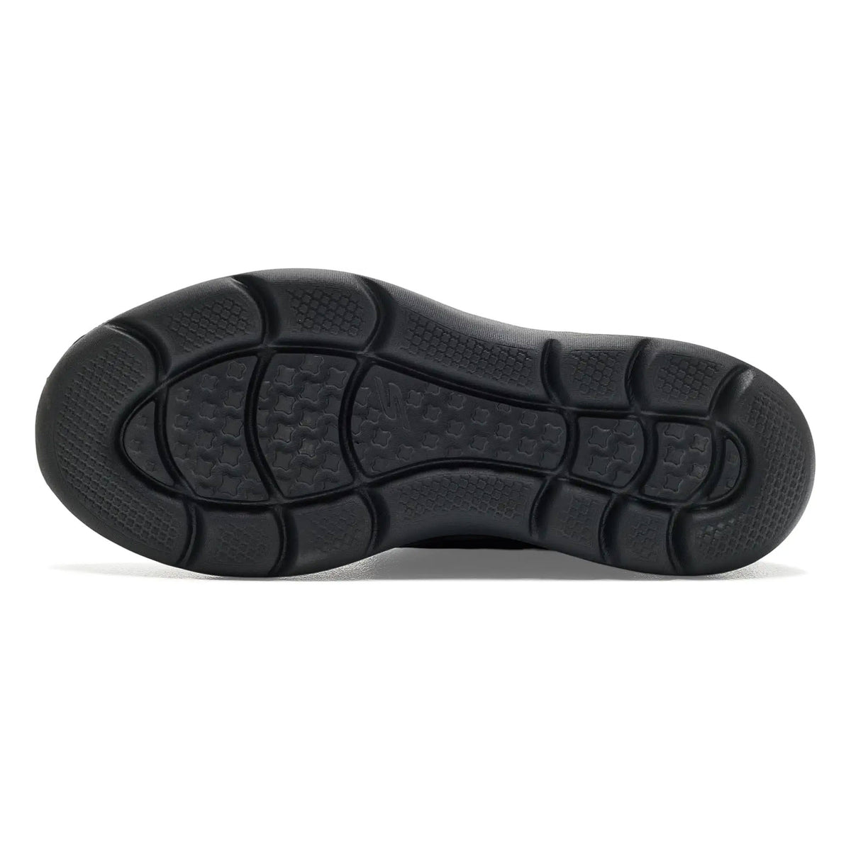 SKECHERS ON THE GO ENCORE EMBROIDERED FAUX FUR BOOTIE BLACK - WOMENS