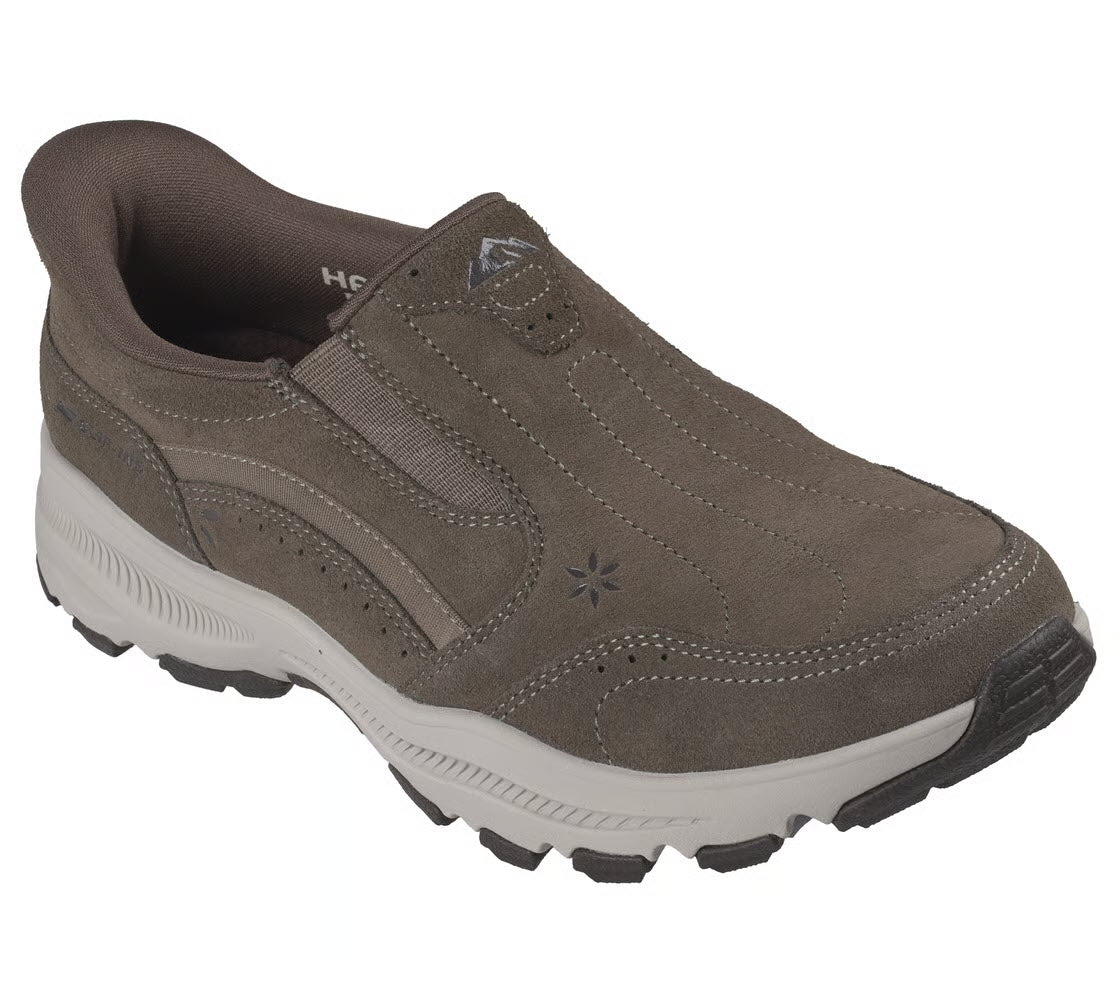SKECHERS ALTO RANGELEY SLIP ON DARK TAUPE - WOMENS