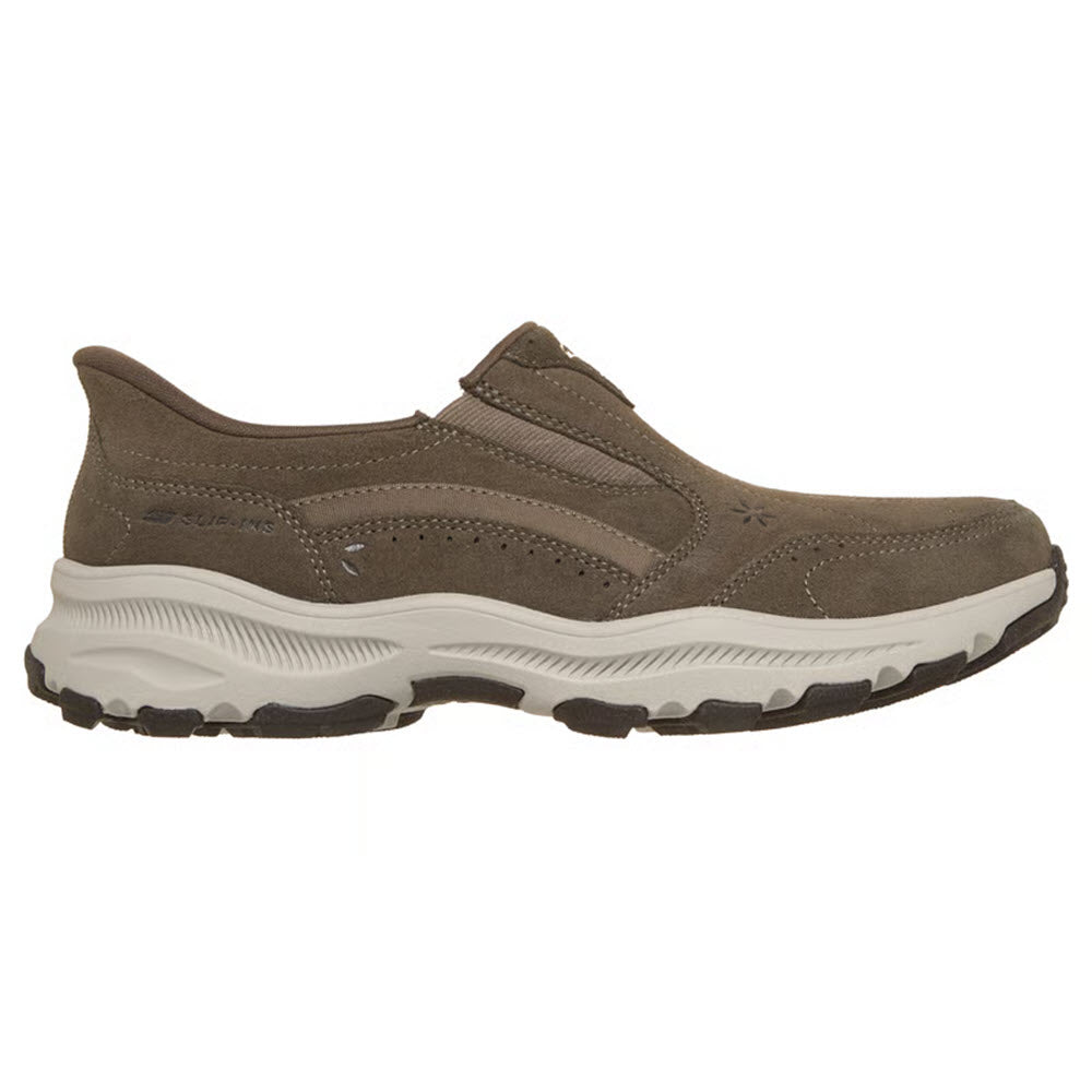 SKECHERS ALTO RANGELEY SLIP ON DARK TAUPE - WOMENS