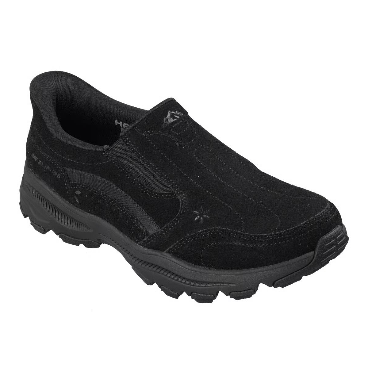 SKECHERS ALTO RANGELEY SLIP ON DARK BLACK - WOMENS