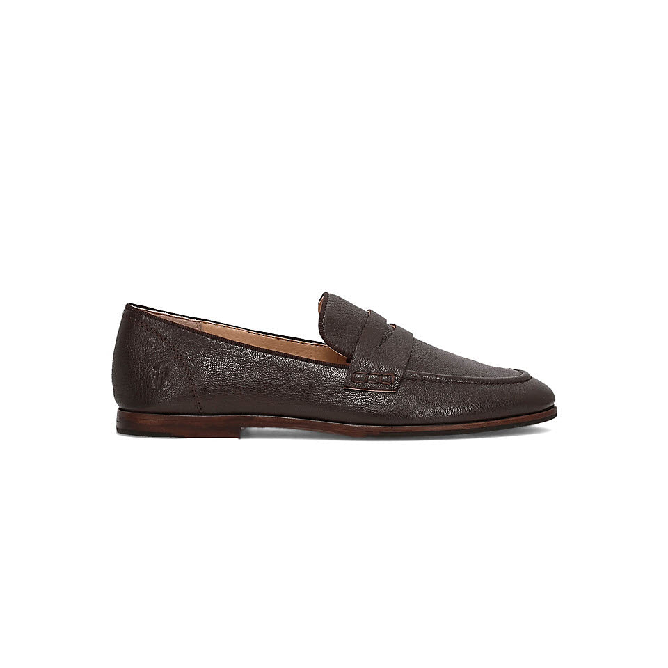 FRYE FAITH LOAFER DARK BROWN - WOMENS
