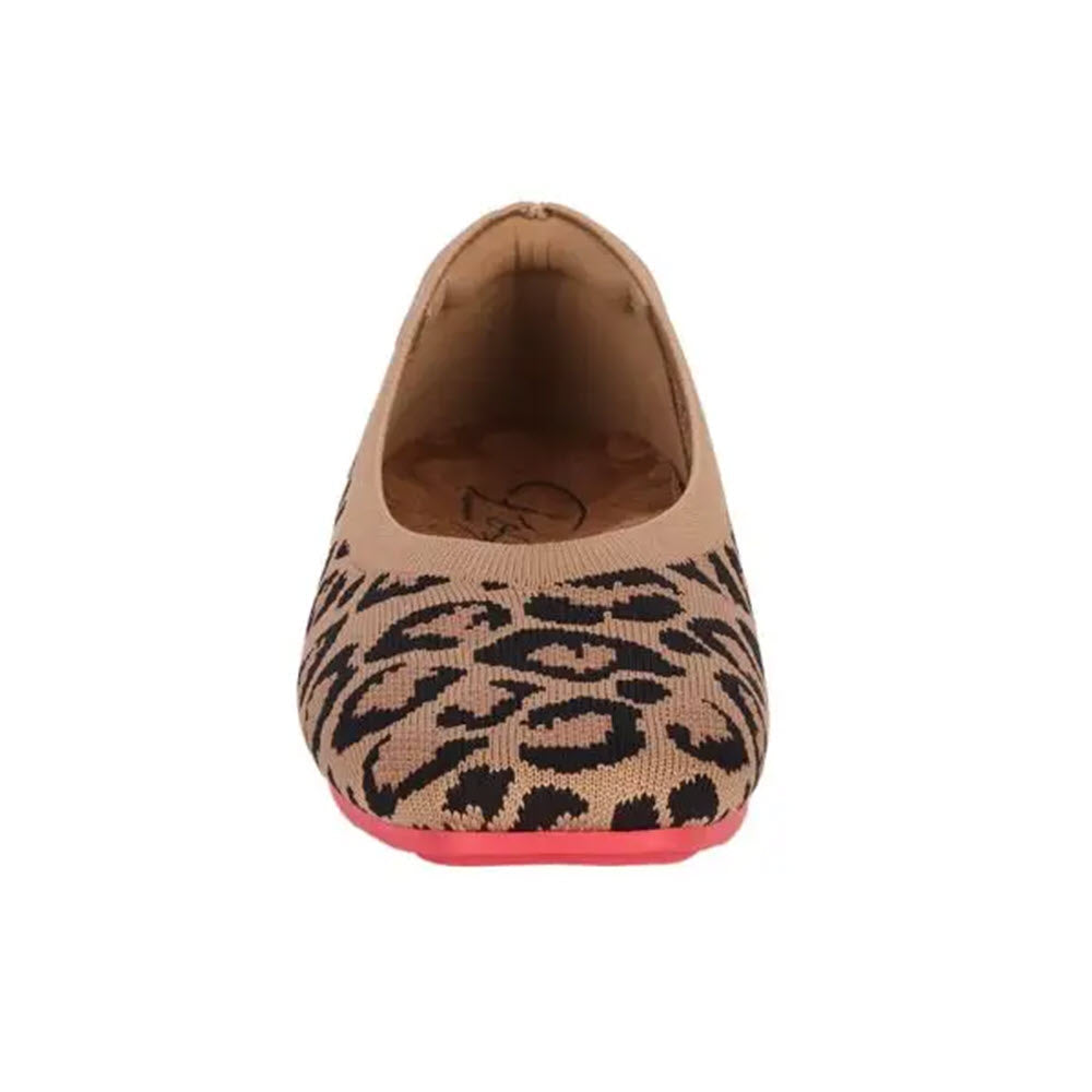 ROS HOMMERSON NIKI KNIT FLAT LEOAPRD PINK - WOMENS