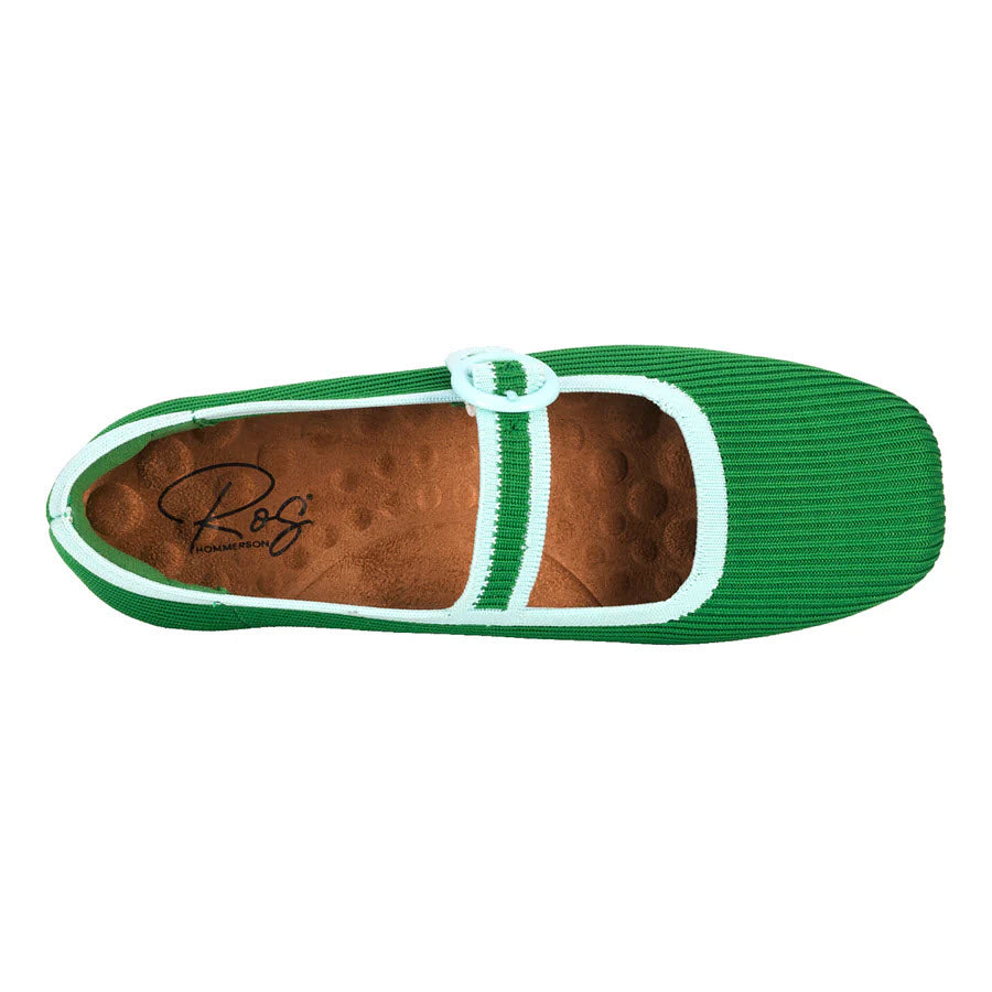 ROS HOMMERSON NAOMI KNIT MARY JANE GREEN MINT - WOMENS