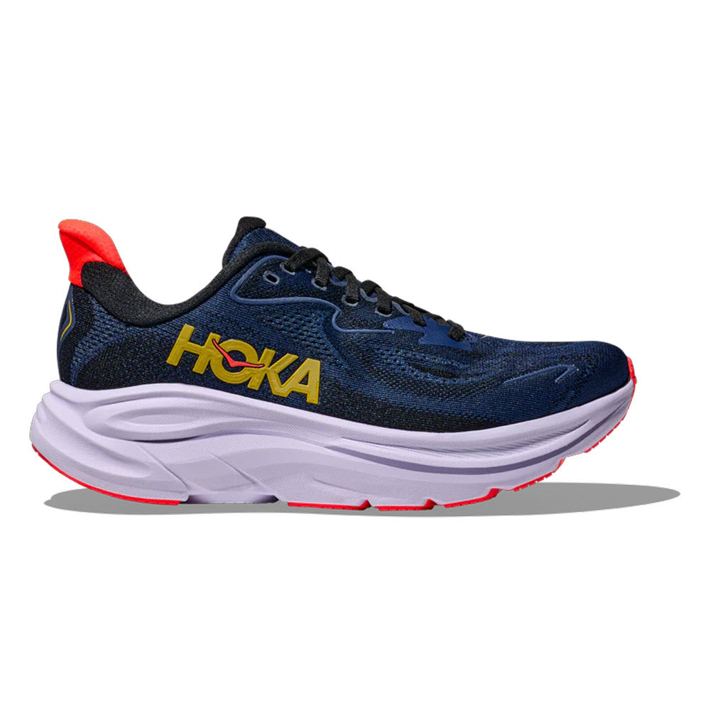 HOKA CLIFTON 10 MIDNIGHT BLUE/STARLIGHT GLOW - WOMENS