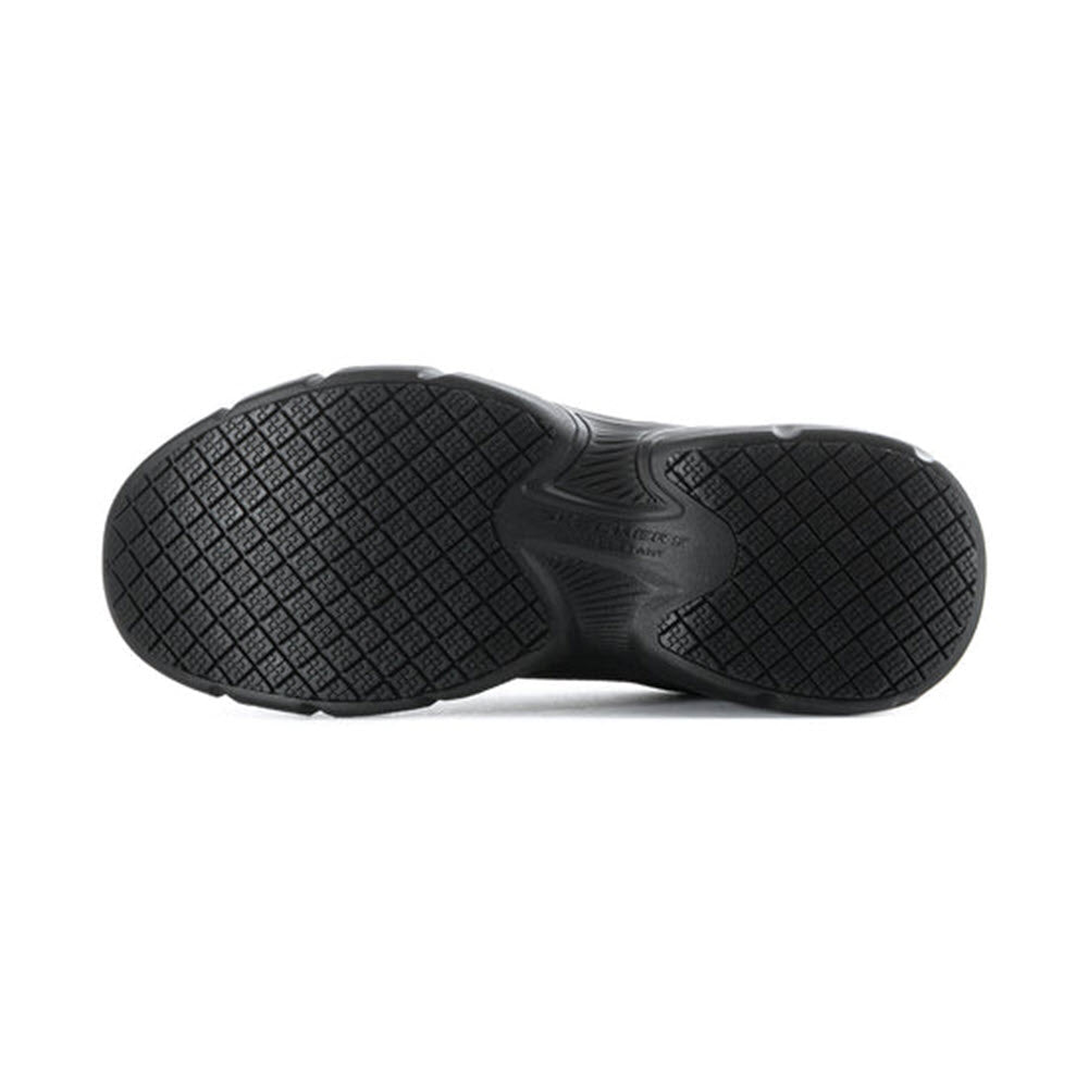 SKECHERS AIR VENTURA SLIP-RESISTANT BLACK - MENS