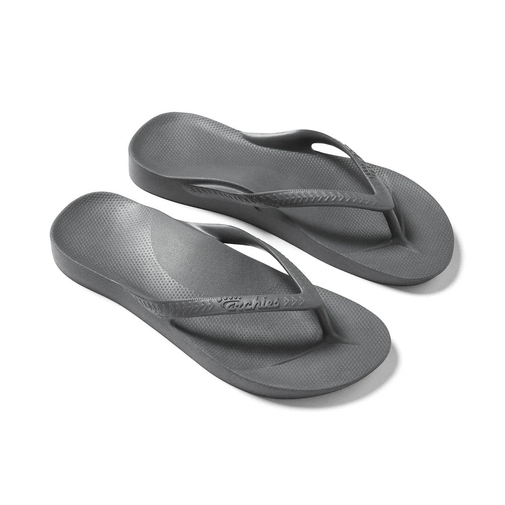 ARCHIES FLIP FLOPS CHARCOAL - WOMENS