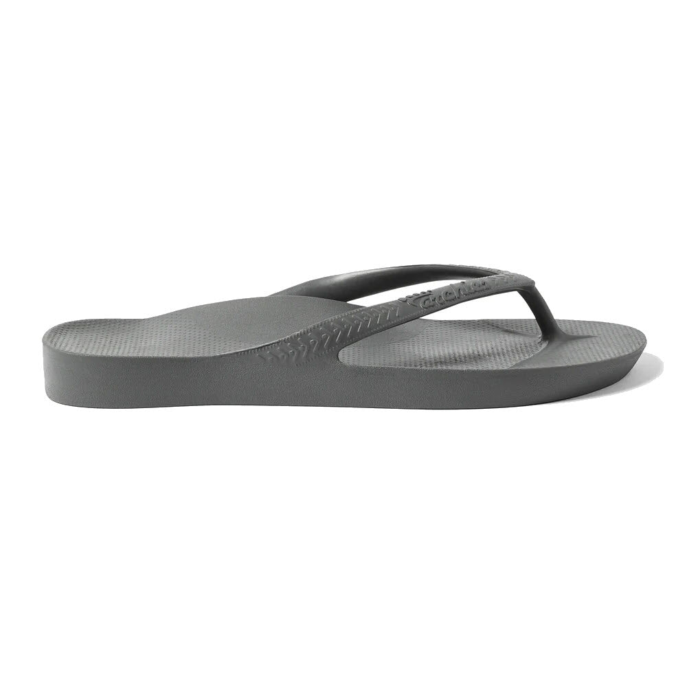 ARCHIES FLIP FLOPS CHARCOAL - WOMENS