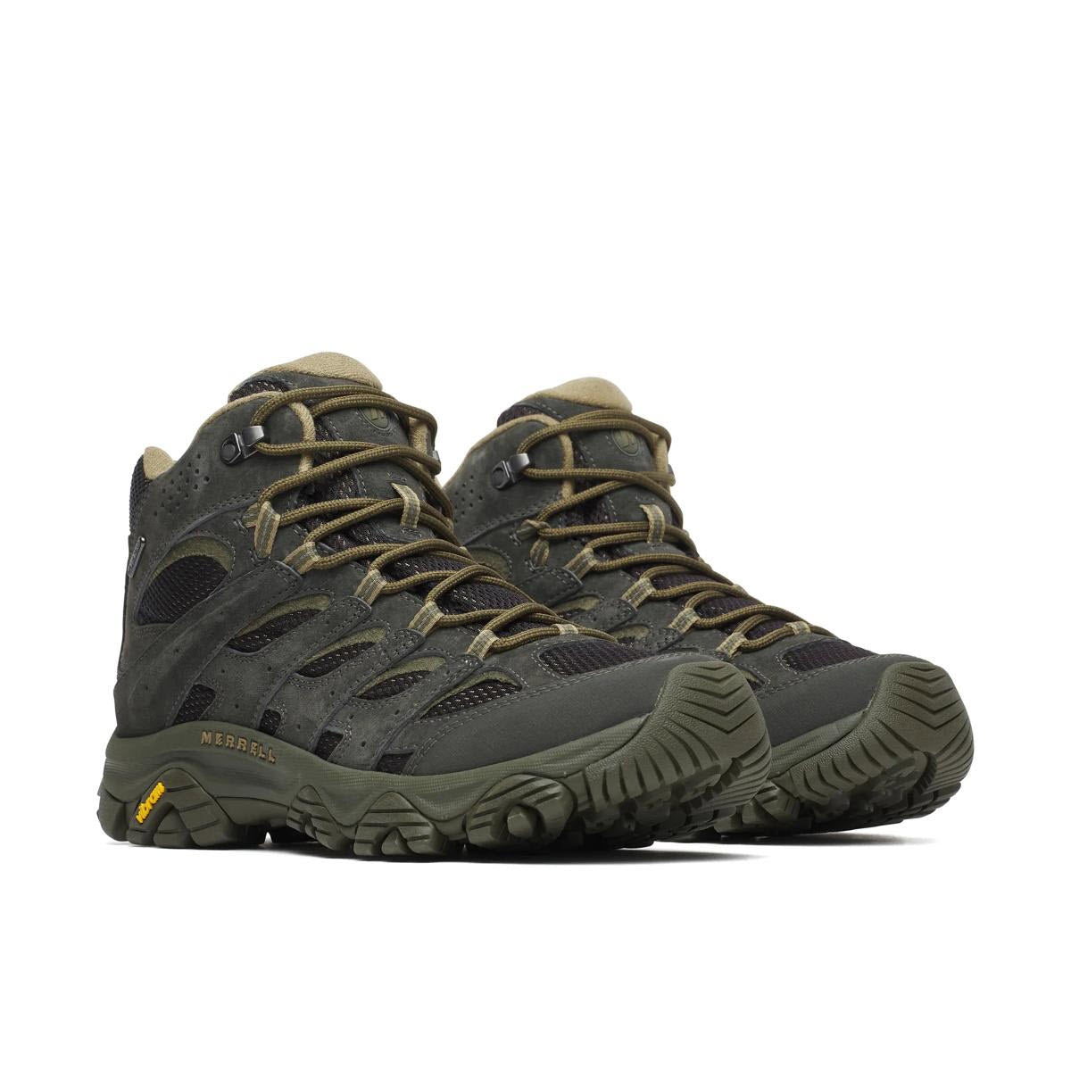 MERRELL MOAB 3 MID WP BLACK/BELUGA - MENS