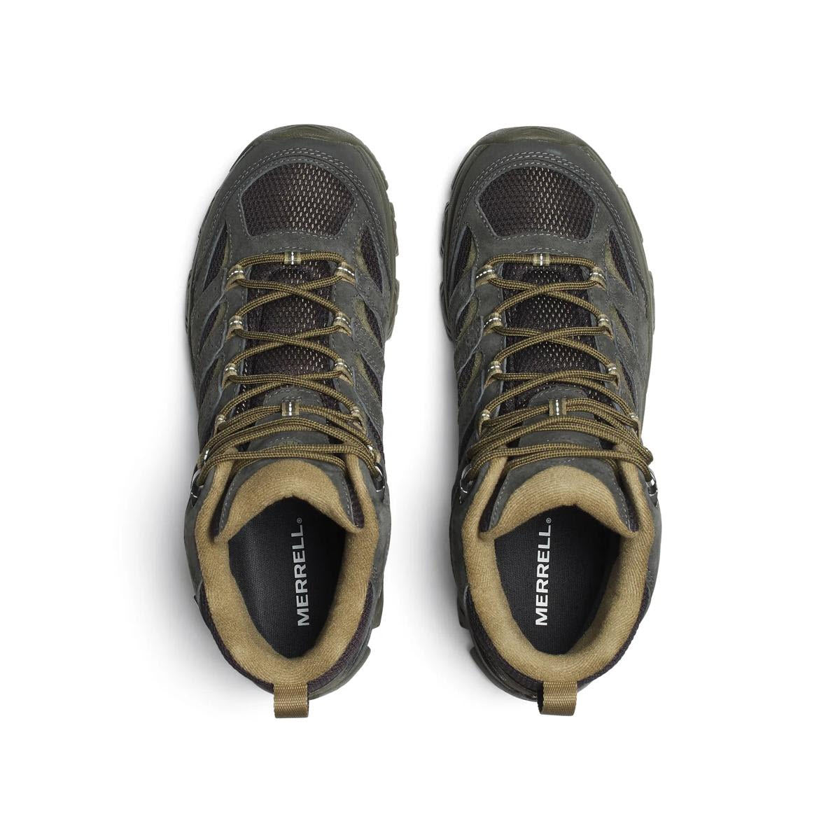 MERRELL MOAB 3 MID WP BLACK/BELUGA - MENS