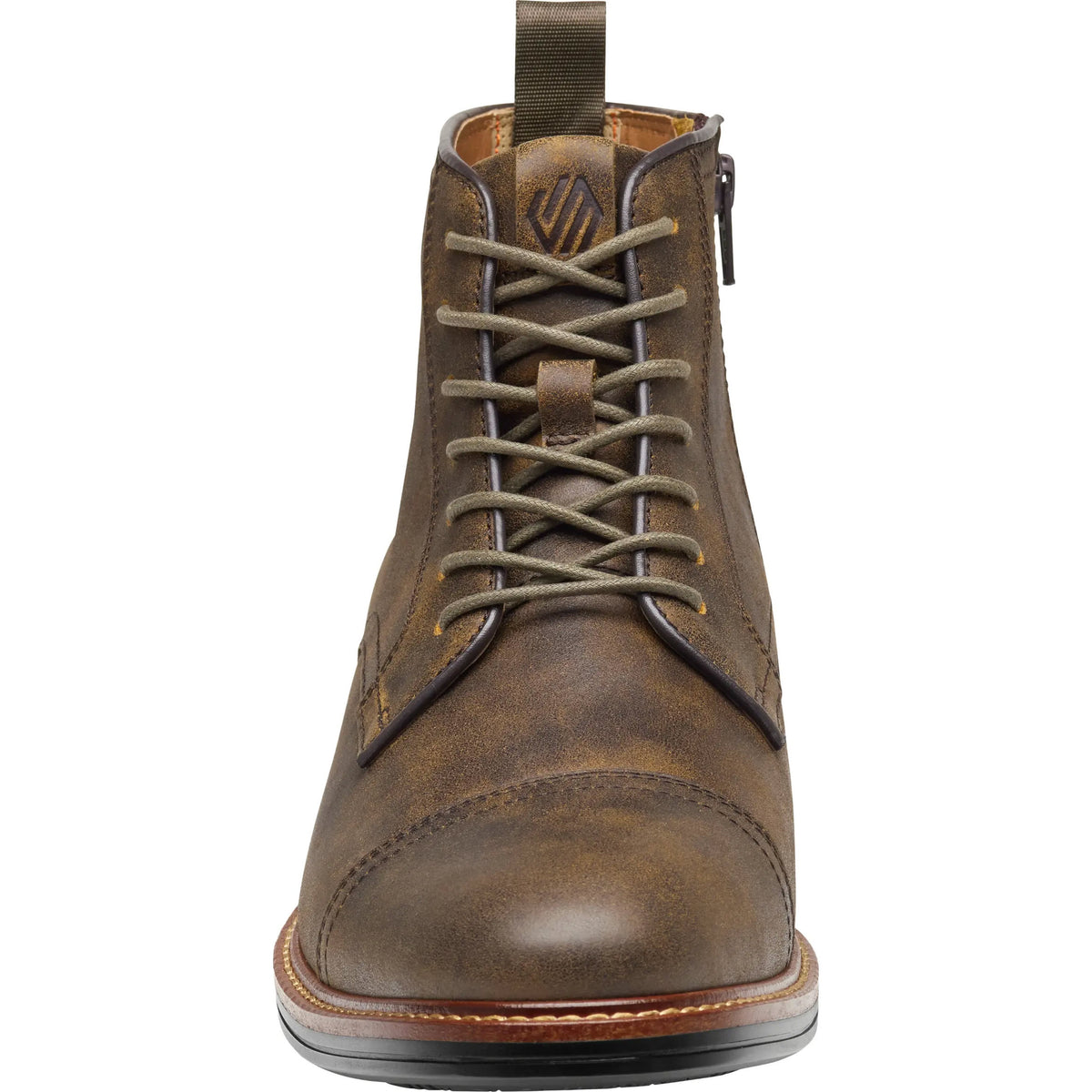 JOHNSON & MURPHY XC+ DURHAM CAP TOE WATERPROOF DARK BROWN - MENS