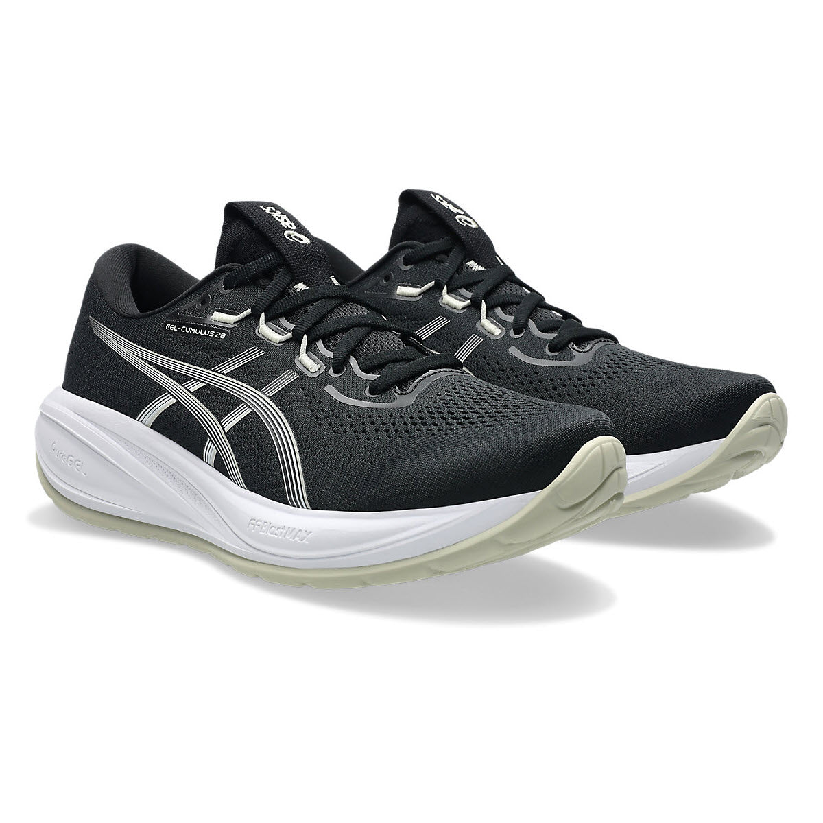 ASICS GEL-CUMULUS 28 BLACK/WHITE - MENS