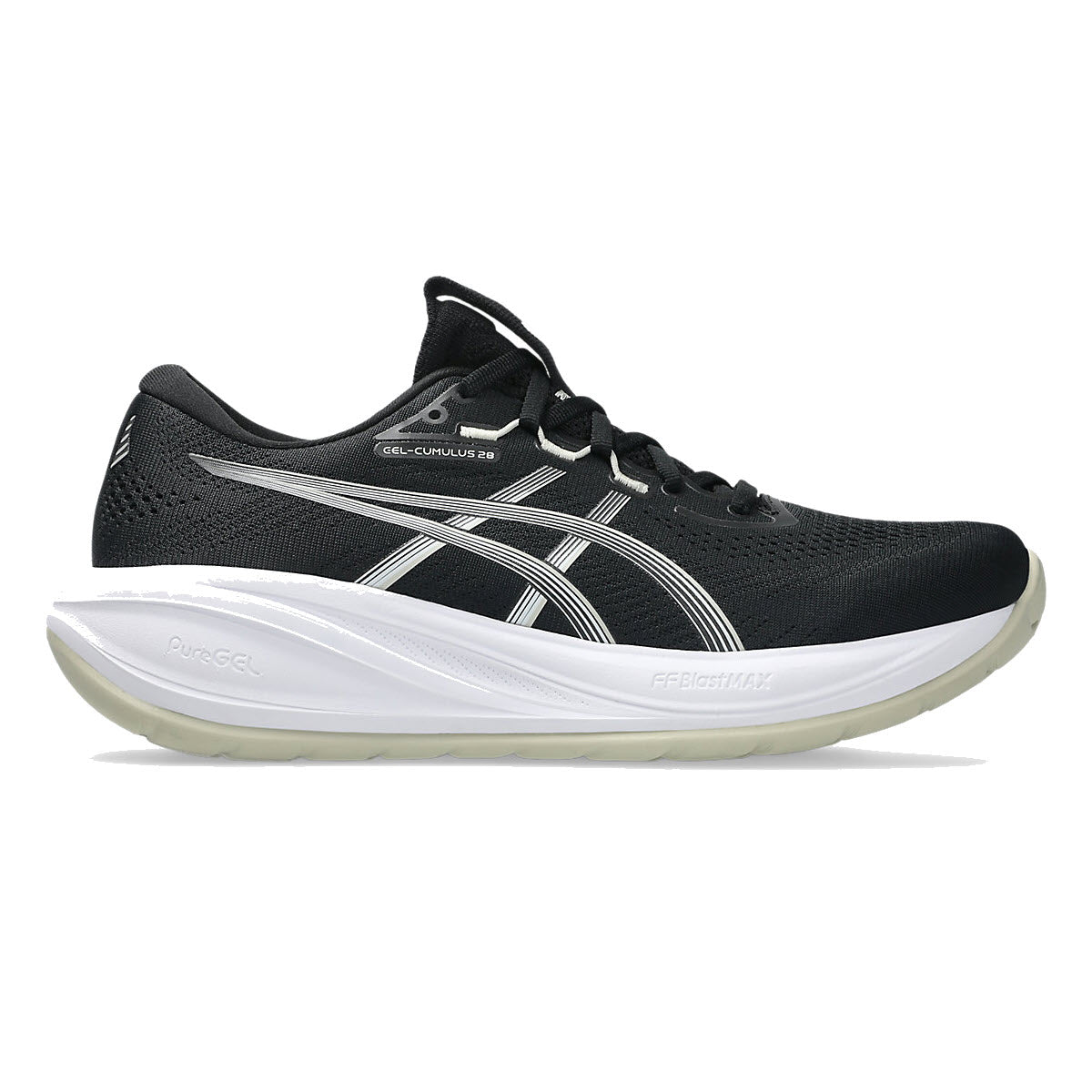 ASICS GEL-CUMULUS 28 BLACK/WHITE - MENS