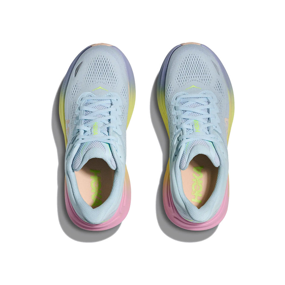 HOKA BONDI 9 GLIMMERING BLUE/OVERCAST - WOMENS