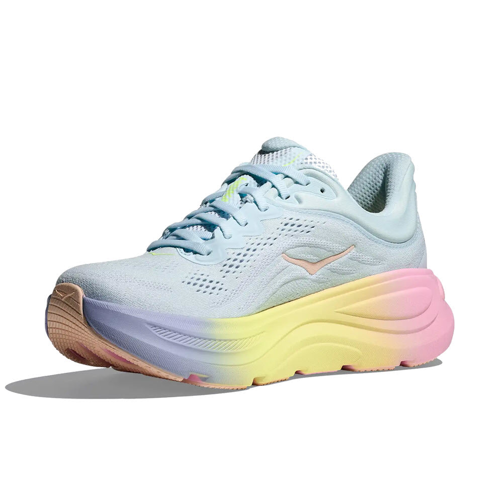 HOKA BONDI 9 GLIMMERING BLUE/OVERCAST - WOMENS
