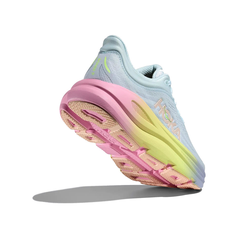 HOKA BONDI 9 GLIMMERING BLUE/OVERCAST - WOMENS