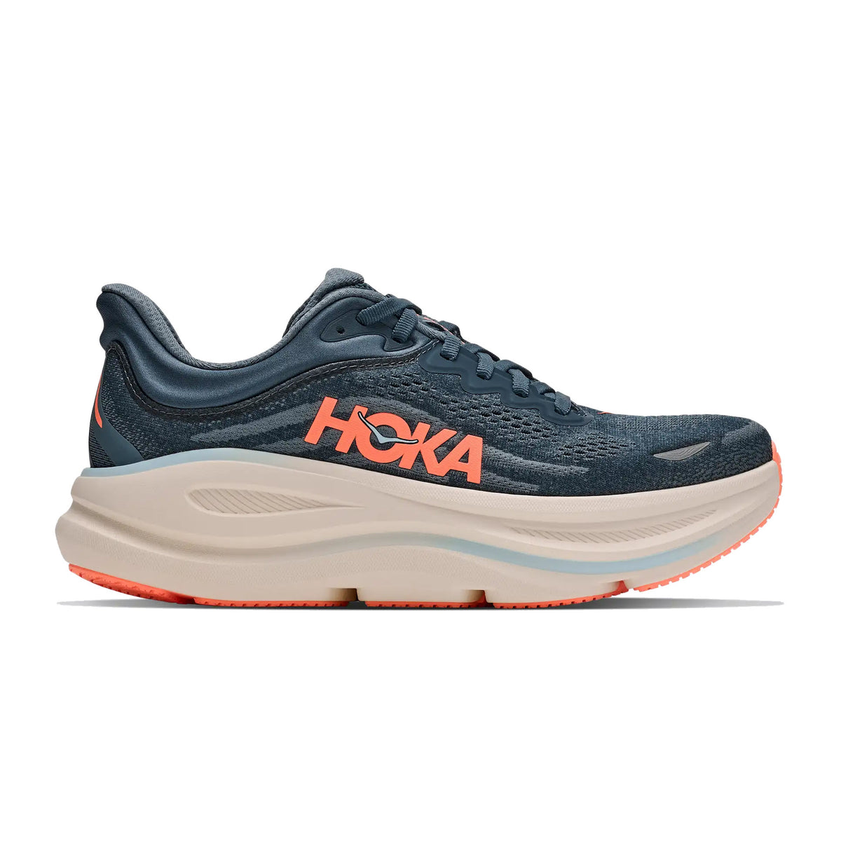 HOKA BONDI 9 FADED NAVY/SLATE BLUE - WOMENS