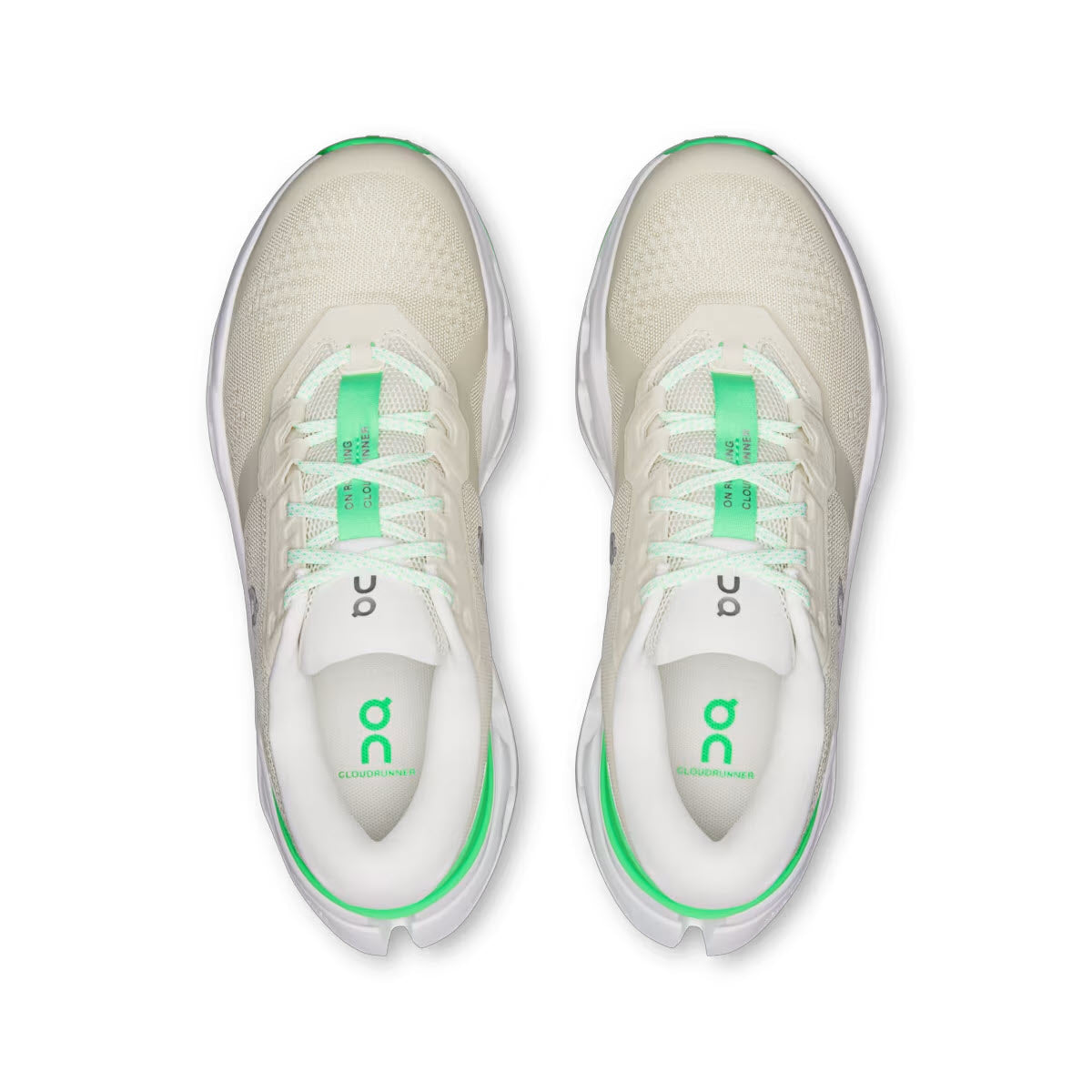 ON CLOUDRUNNER 2 GHOST/VERDITE - WOMENS