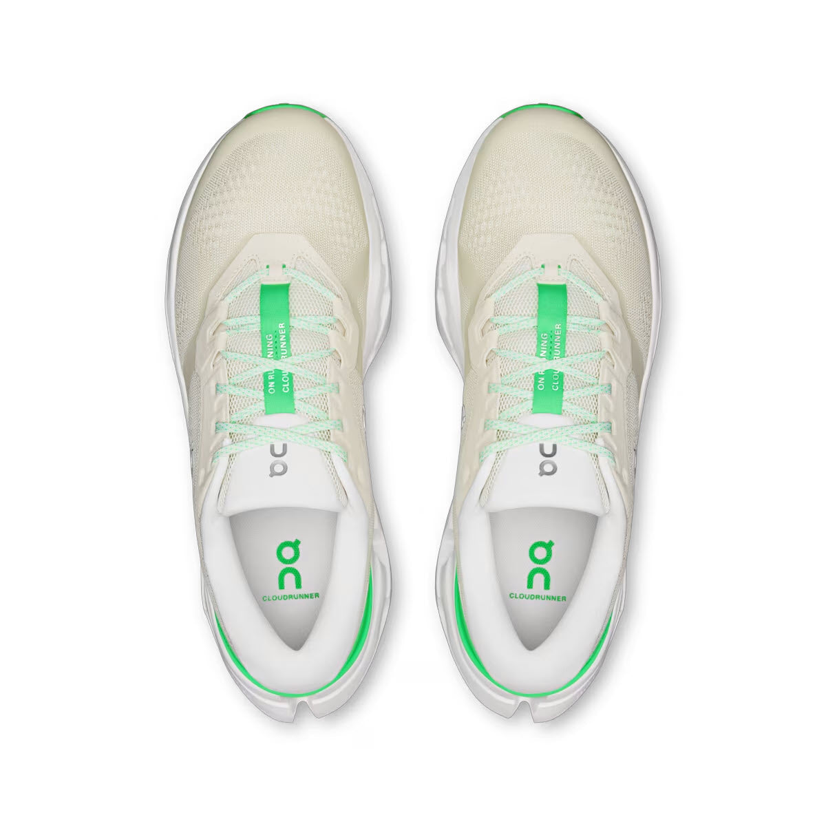 ON CLOUDRUNNER 2 GHOST/VERDITE - WOMENS