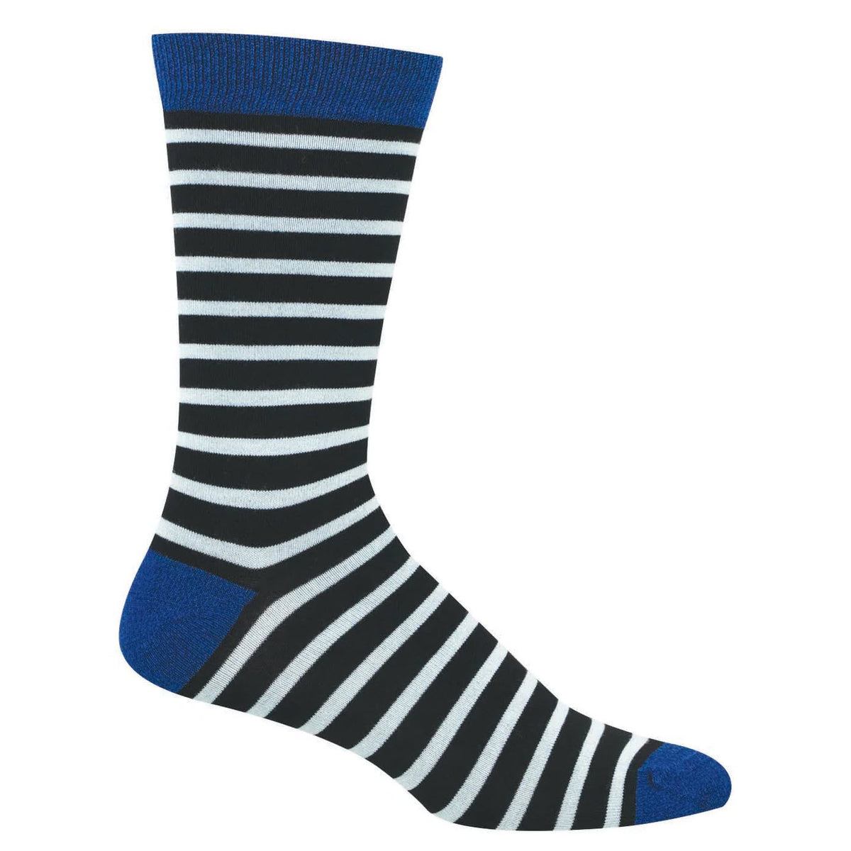 SOCKSMITH SAILOR STRIPE BLACK BLUE - MENS