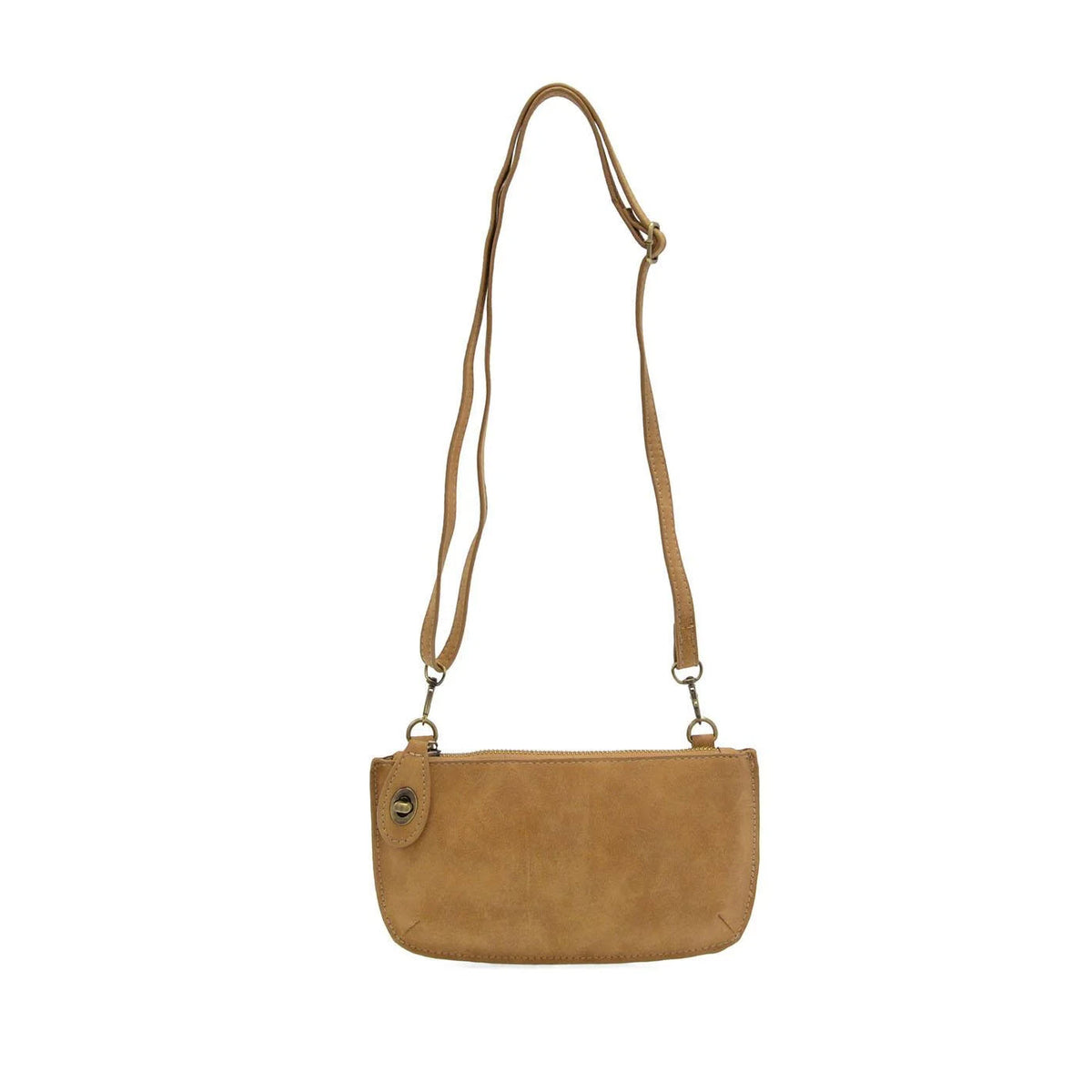 JOY SUSAN MINI CROSSBODY WRISTLET CLUTCH WHEAT