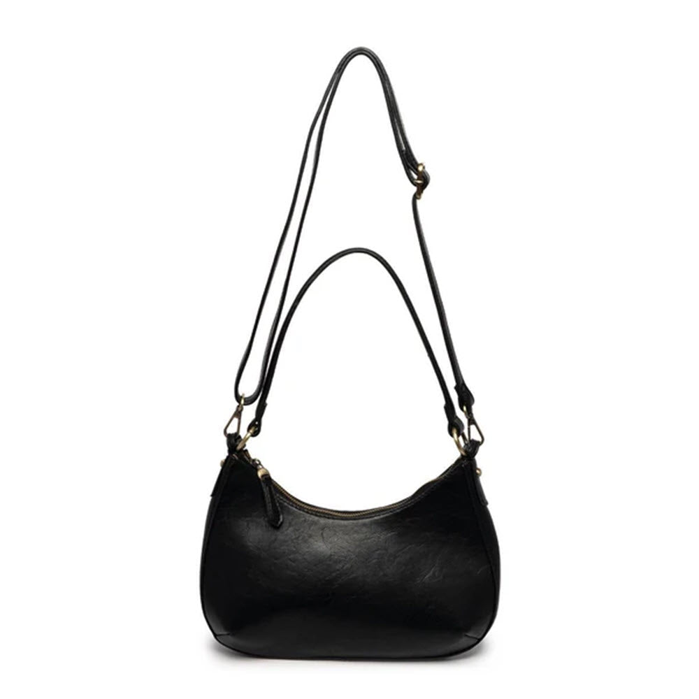 JOY SUSAN GIADA HOBO SHOULDER CROSSBODY BAG BLACK