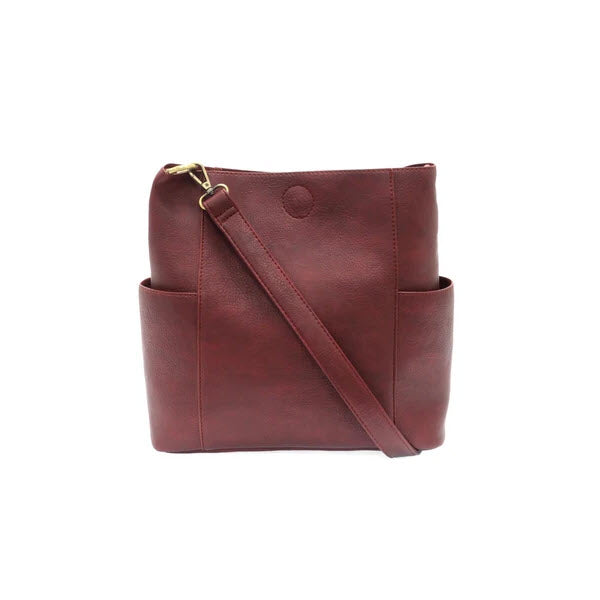 JOY SUSAN KAYLEIGH SIDE POCKET GARNET