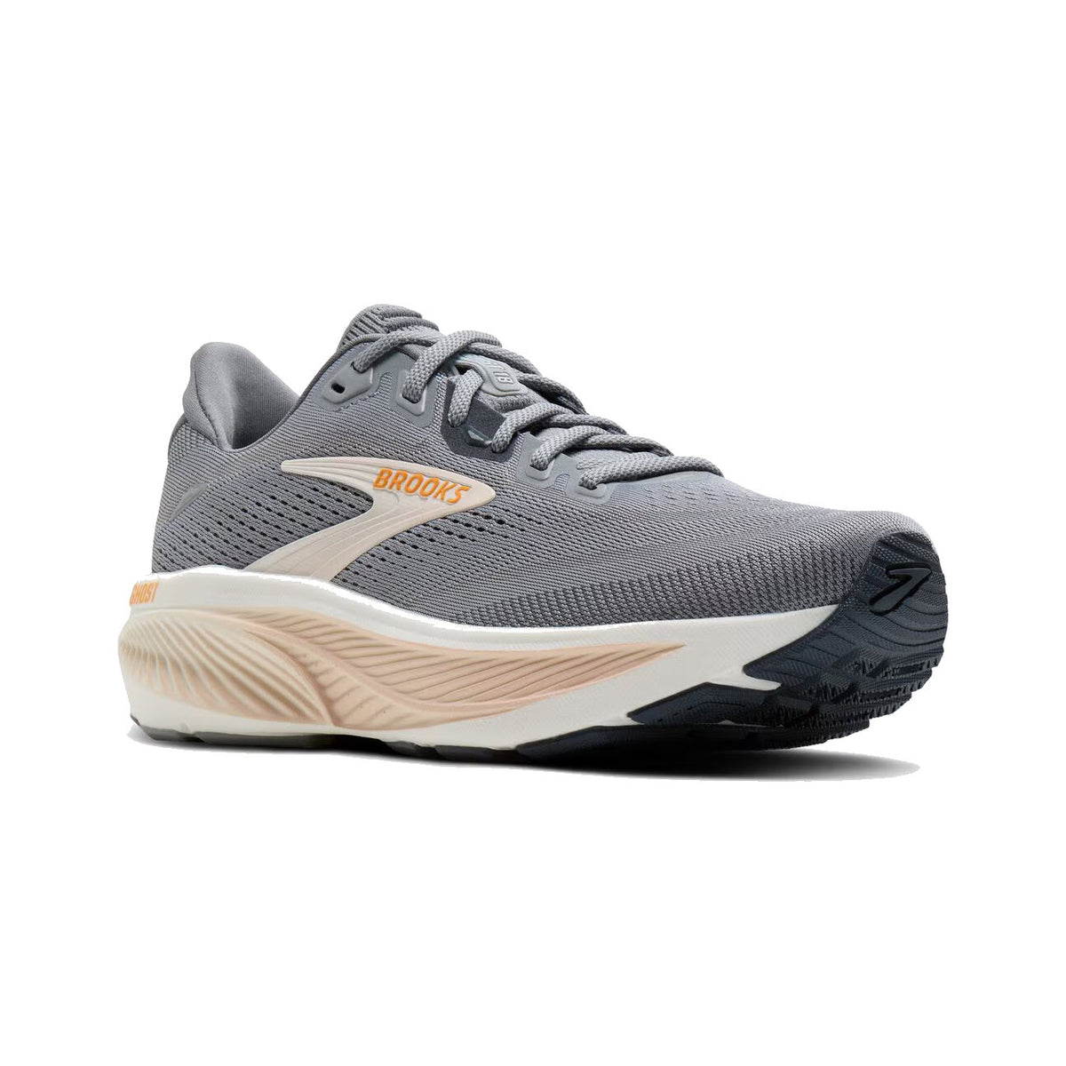 BROOKS GHOST 18 GREY/MORGANITE/COCONUT - WOMENS