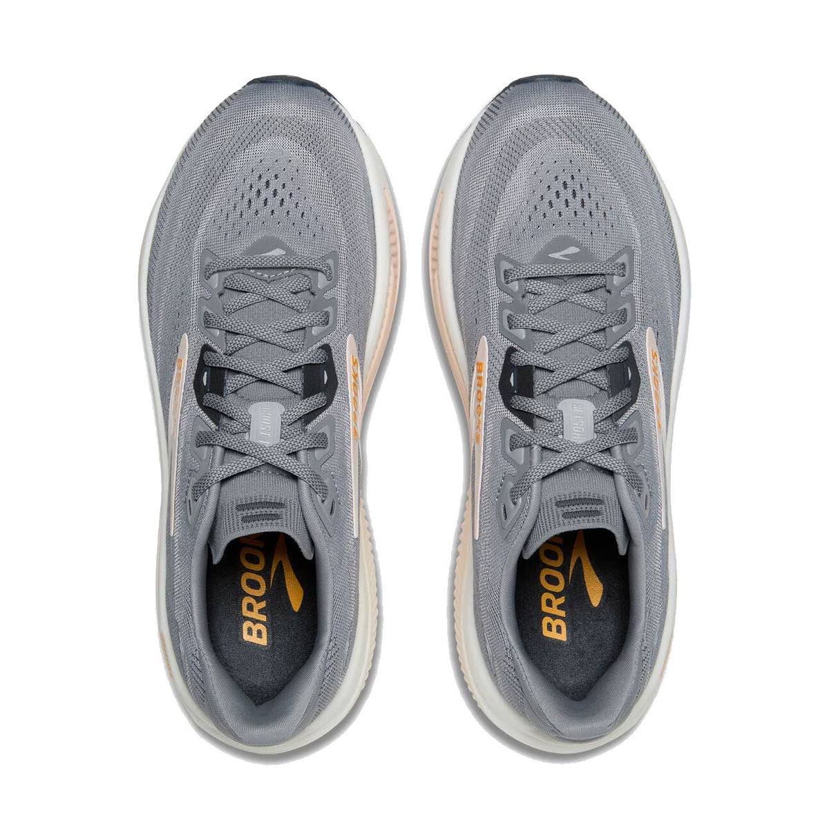 BROOKS GHOST 18 GREY/MORGANITE/COCONUT - WOMENS