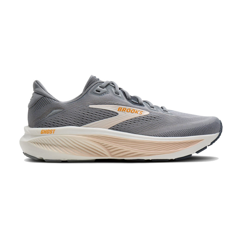 BROOKS GHOST 18 GREY/MORGANITE/COCONUT - WOMENS