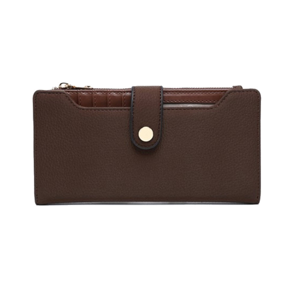 JEN & CO VIOLET WALLET RICH BROWN