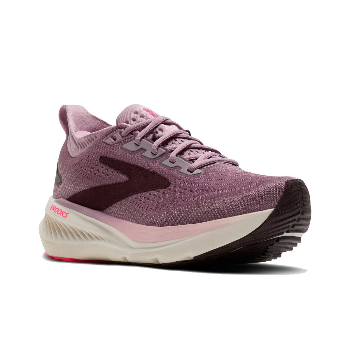 BROOKS GLYCERIN 23 ELDERBERRY/PEPPERCORN/CLEAR - WOMENS