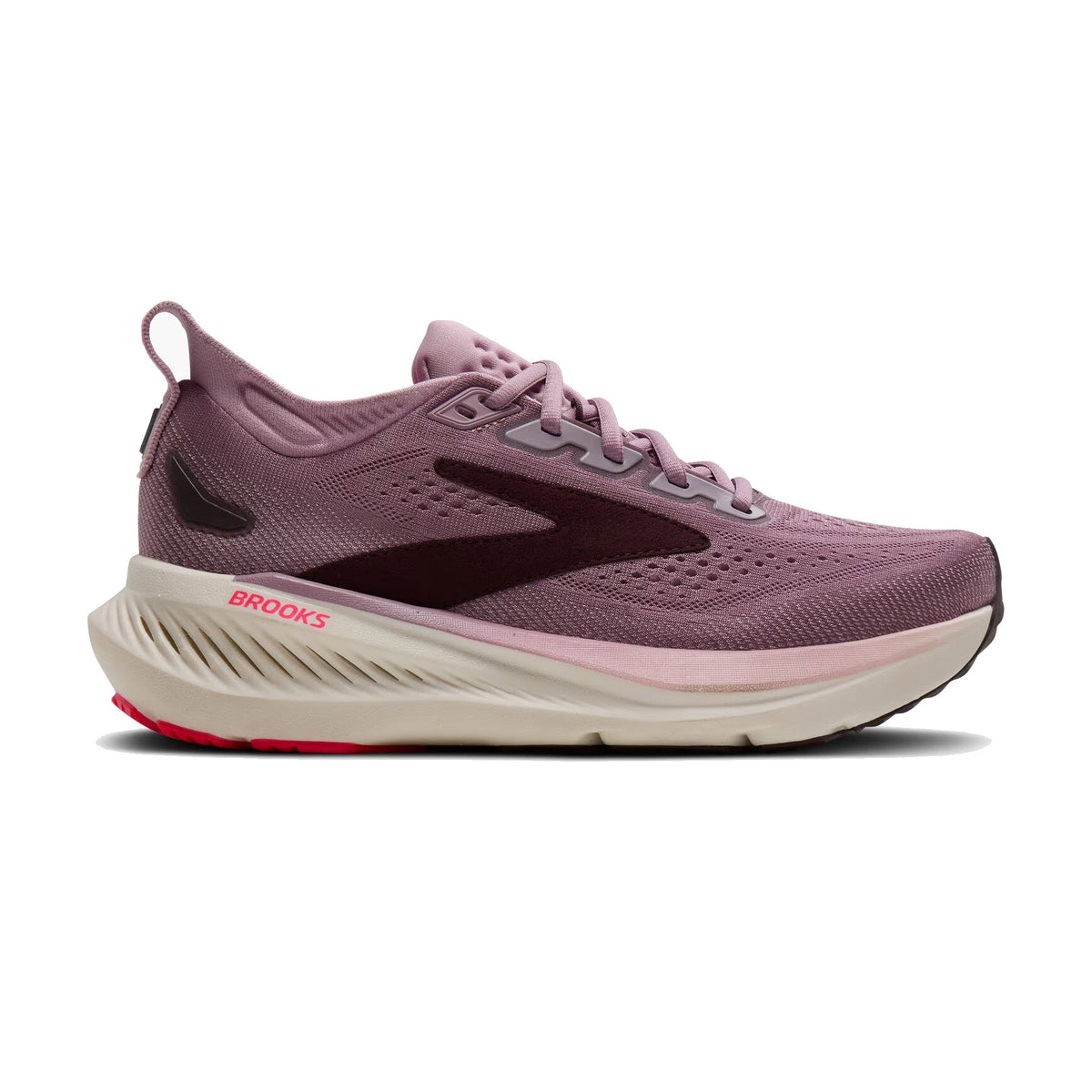 BROOKS GLYCERIN 23 ELDERBERRY/PEPPERCORN/CLEAR - WOMENS