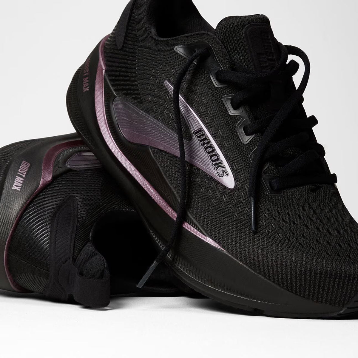 BROOKS GHOST MAX 4 BLACK/BLACK/ROSE GOLD - WOMENS