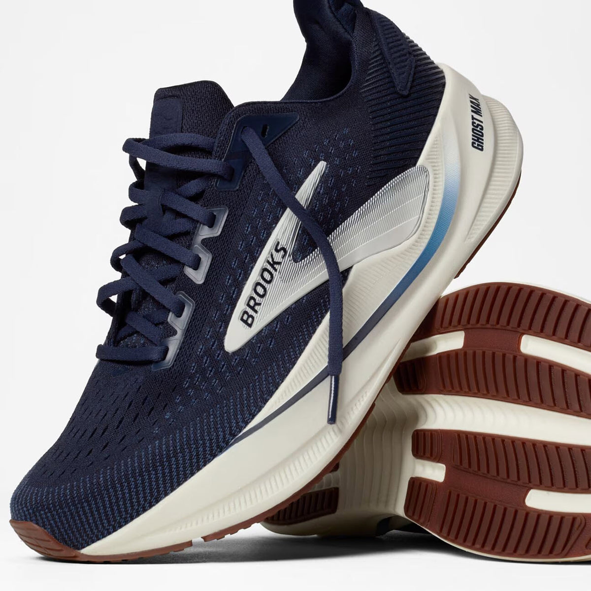 BROOKS GHOST MAX 4 NAVY/NAVY/BISCUIT - MENS