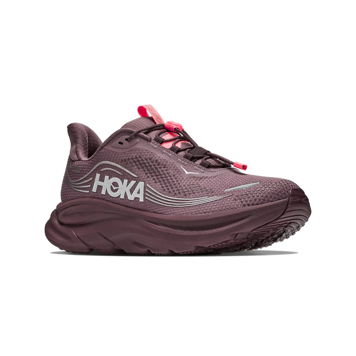 HOKA CLIFTON 11 GTX SMOKEY QUARTZ/DEEP MAUVE - WOMENS