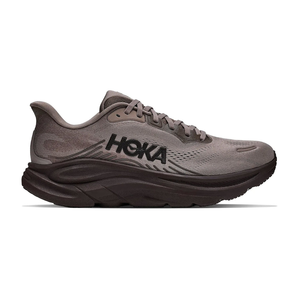 HOKA CLIFTON 11 BOULDER GREY/PEBBLE GREY - MENS