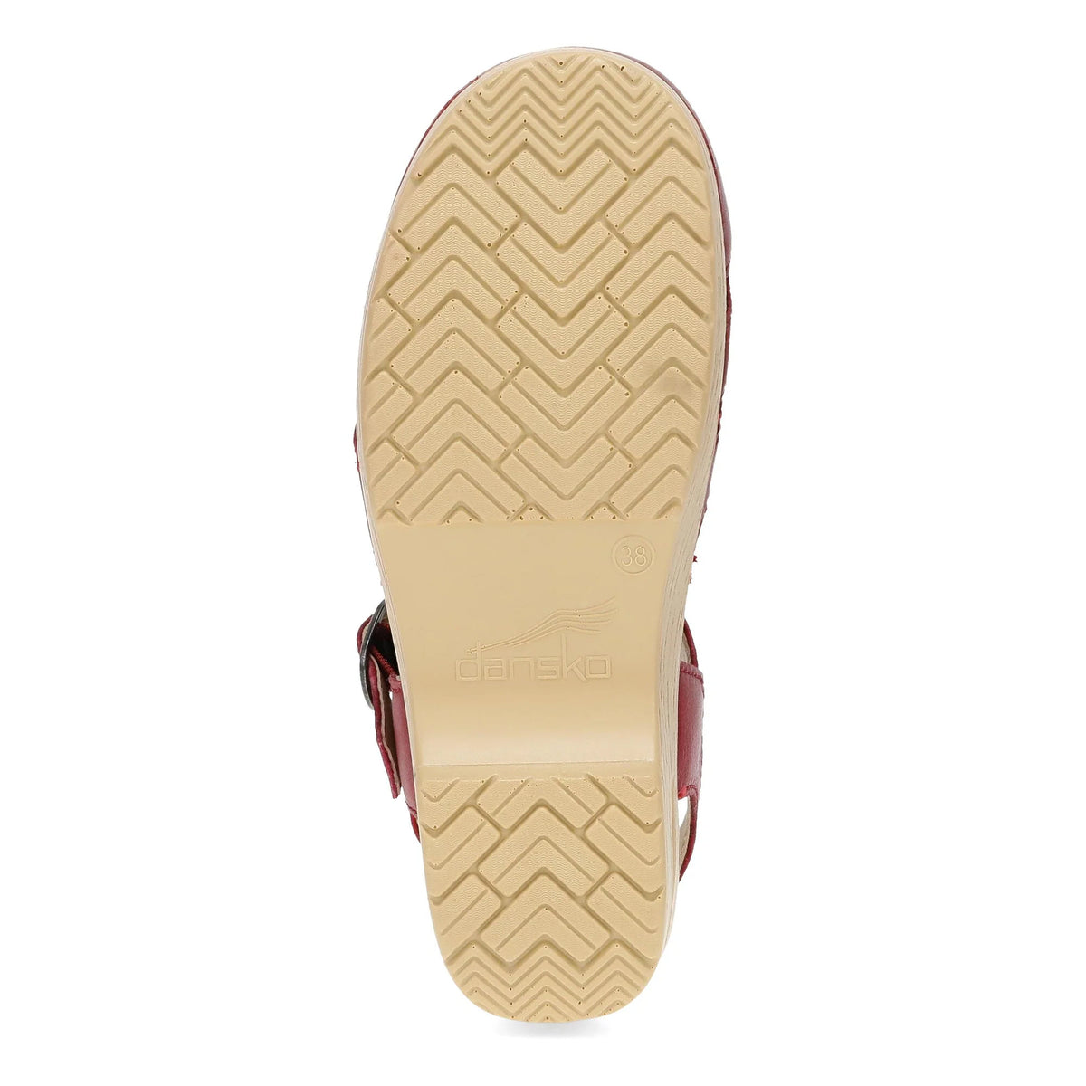 DANSKO MARGRETA MARY JANE CLOG RED - WOMENS