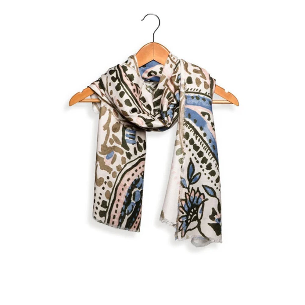JOY SUSAN LIGHT NEUTRAL ABSTRACT PAISLEY