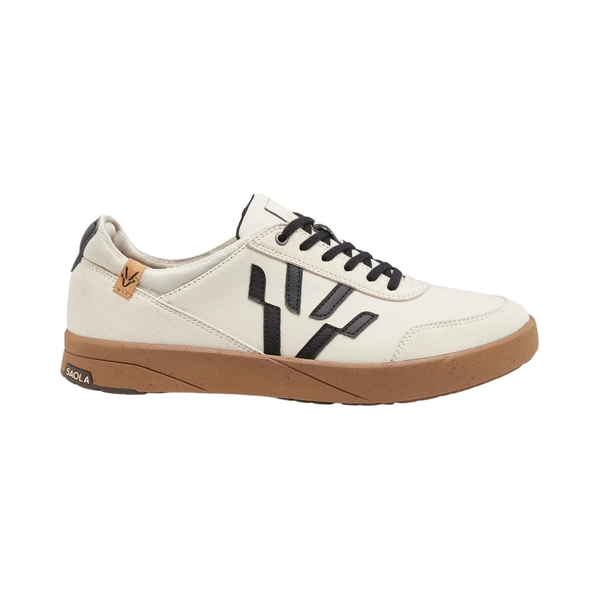 SAOLA CALI M VEGAN LEATHER SAND BLACK - MENS