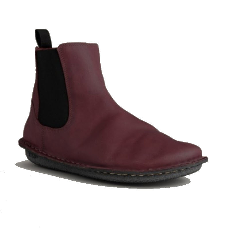 VIBAE HELSINKI BOOT LEATHER CORDOVAN RED - WOMENS