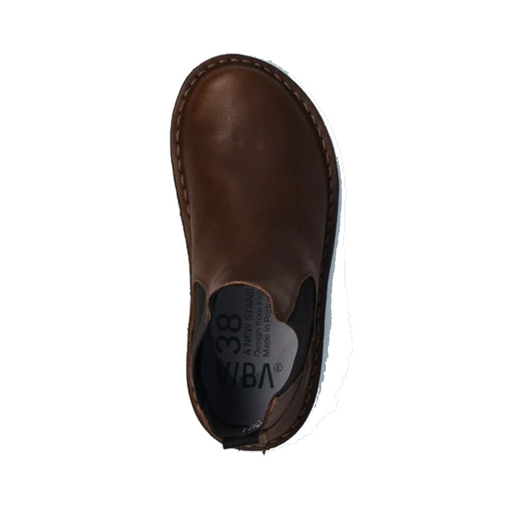VIBAE HELSINKI BOOT LEATHER COCOA BROWN - WOMENS