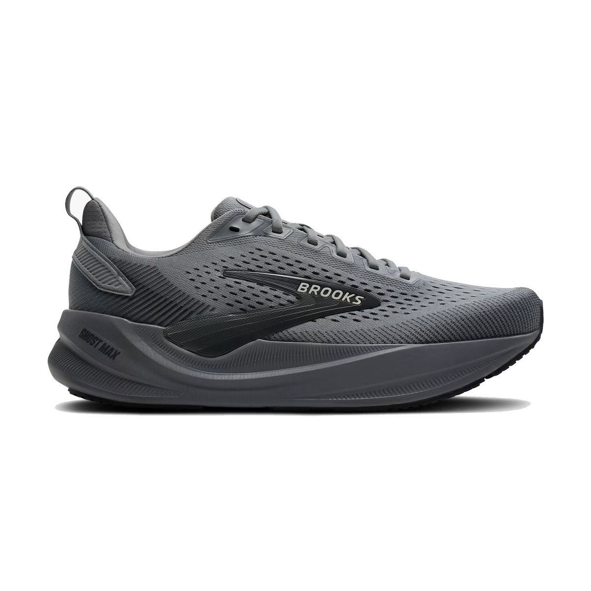 BROOKS GHOST MAX 4 GREY/GREY/EBONY - MENS