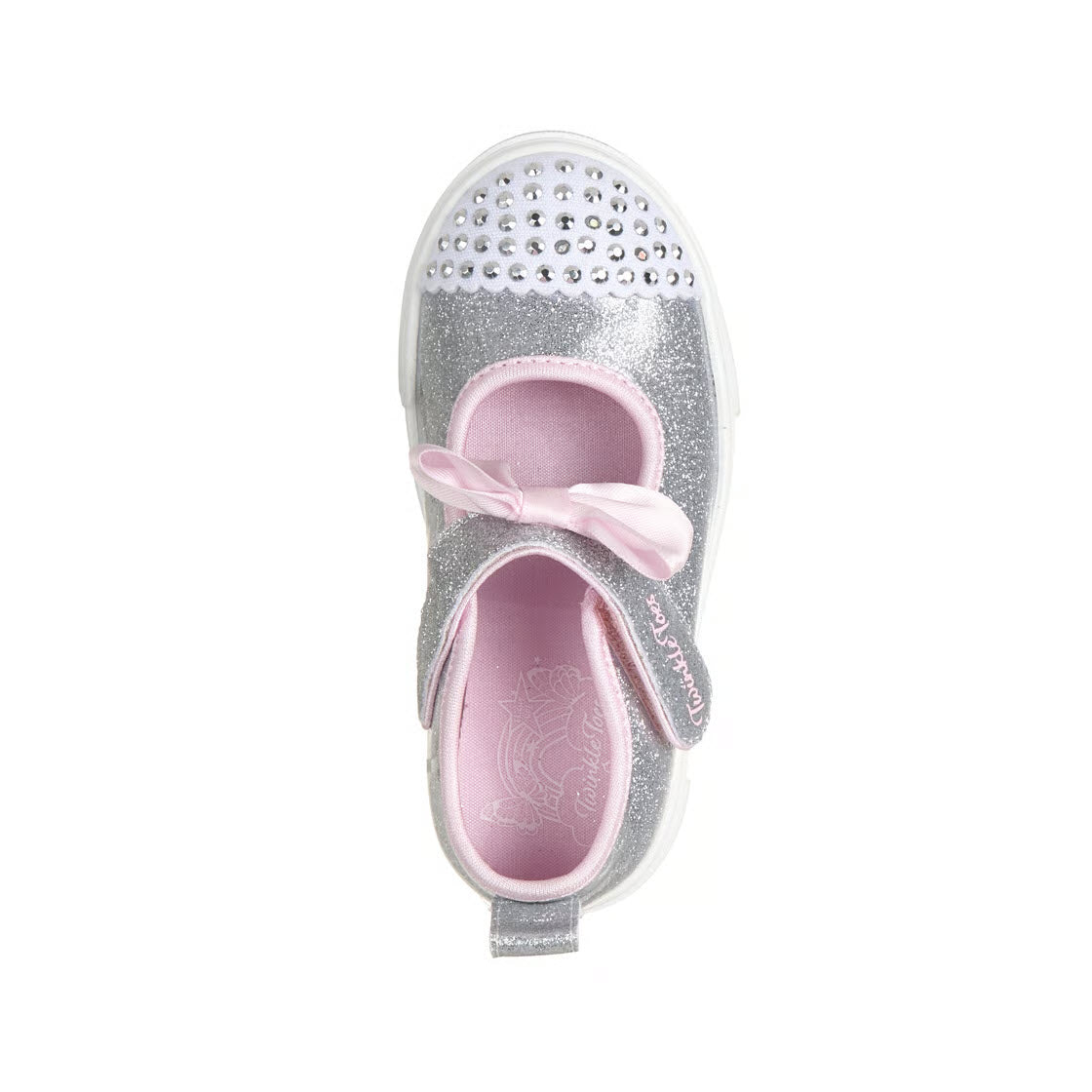 SKECHERS TWINKLE SPARKS PRECIOUS JANE SILVER - KIDS
