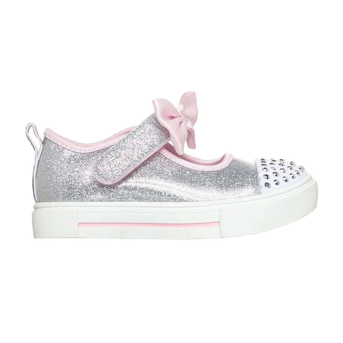SKECHERS TWINKLE SPARKS PRECIOUS JANE SILVER - KIDS